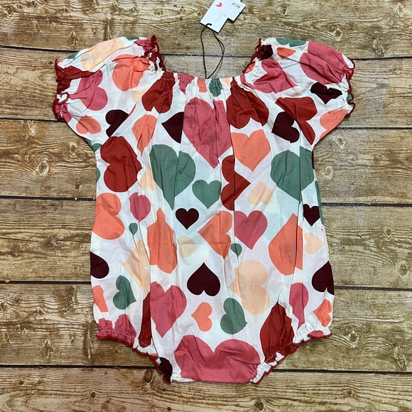 NWT PINK CHICKEN Baby Girl Rompers Lexi - Picture 4 of 5